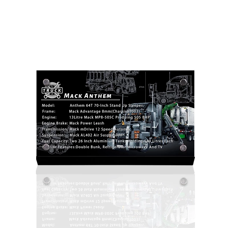 Acrylic Display Stand Brand NamePlate Compatible For lego 42078 Building Blocks Bricks Toys For Children Kids
Acrylic Display Stand Brand NamePlate Compatible For lego 42078 Building Blocks Bricks Toys For Children Kids