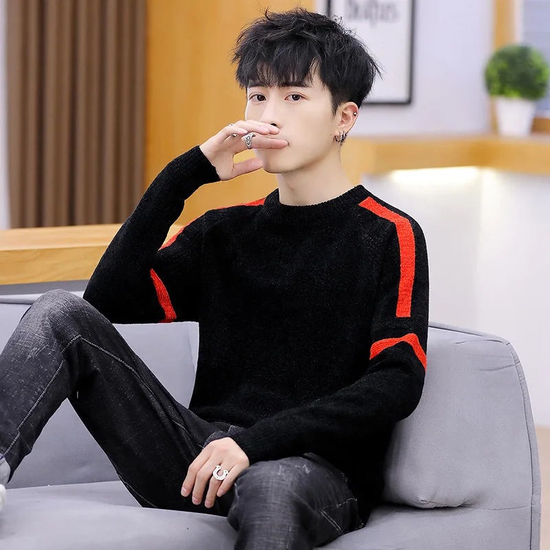 Black Sweater Men Caramel Dark Grey Long Sleeve Khaki Winter Pullovers O-Neck Casual Mens Sweaters
Black Sweater Men Caramel Dark Grey Long Sleeve Khaki Winter Pullovers O-Neck Casual Mens Sweaters