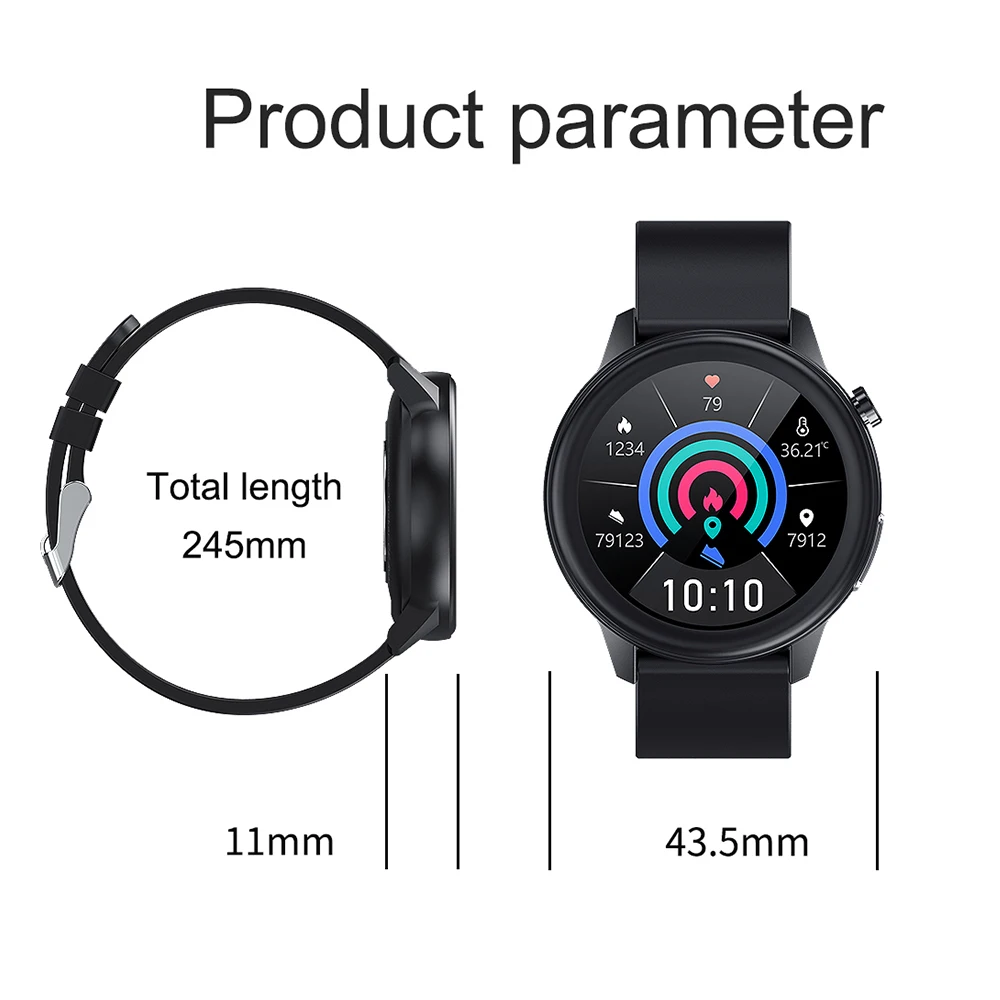 E80 Smart Watch Men Women 1.3 Round IP68 Waterproof Heart Rate Monitor Fitness Tracker Smartwatch for Xiaomi Huawei Android iOS
E80 Smart Watch Men Women 1.3 Round IP68 Waterproof Heart Rate Monitor Fitness Tracker Smartwatch for Xiaomi Huawei Android iOS