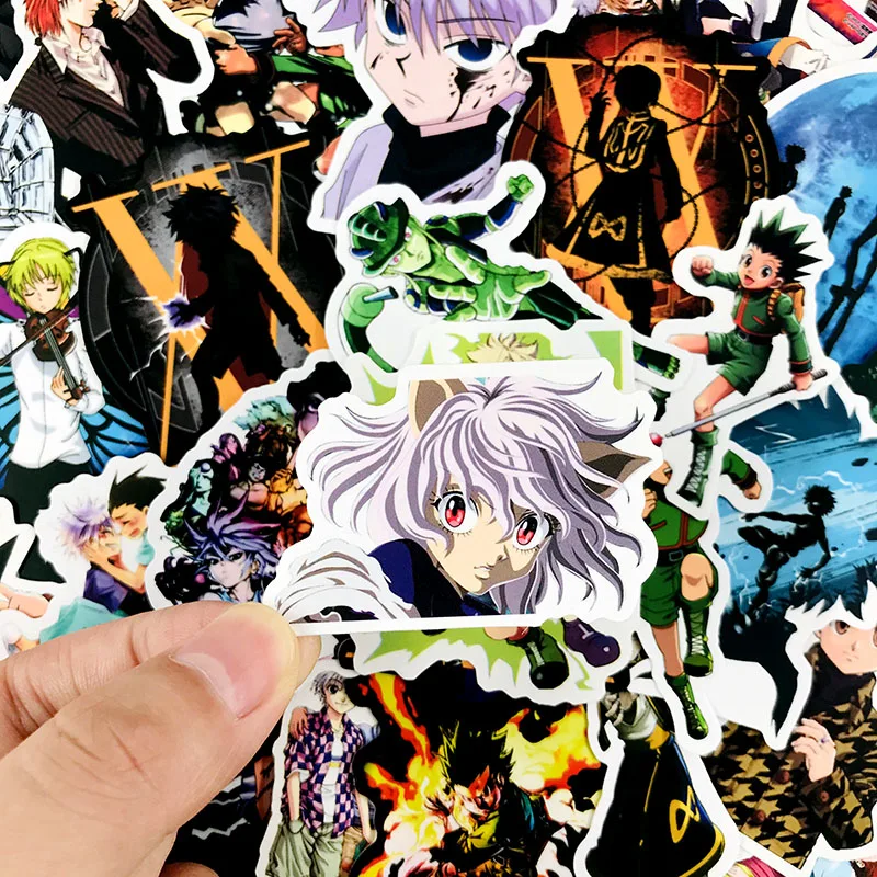 10/100Pcs/set HUNTER X HUNTER Cartoon Japanese Anime Stickers For Skateboard Motorcycle Luggage Scrapbook Laptop Guitar Bicycle
10/100Pcs/set HUNTER X HUNTER Cartoon Japanese Anime Stickers For Skateboard Motorcycle Luggage Scrapbook Laptop Guitar Bicycle