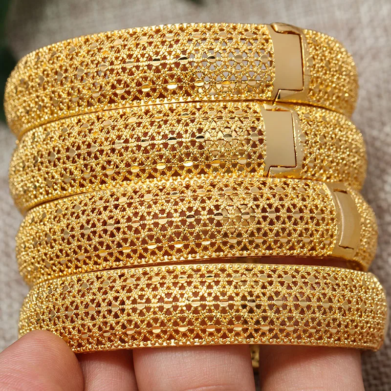 Женские золотистые браслеты в национальном стиле Свадебный браслет из