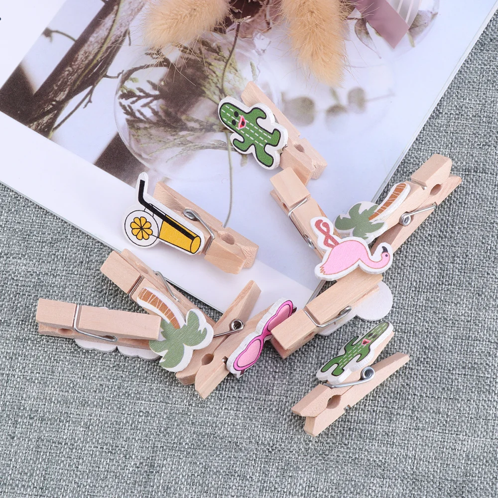 10pcs Wooden Clips Mini Adorable Clothespins Photo Craft Clips with Hemp Rope for Hanging Photos Painting Artwork (A12)
10pcs Wooden Clips Mini Adorable Clothespins Photo Craft Clips with Hemp Rope for Hanging Photos Painting Artwork (A12)