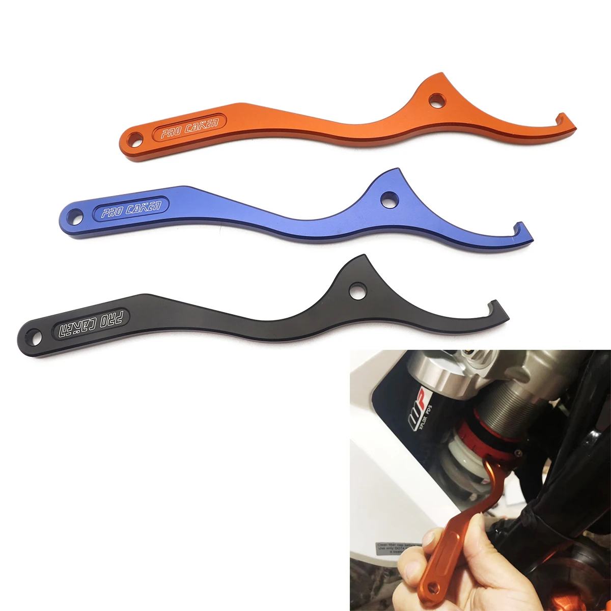 Motorcycle Rear Damping Shock Absorber Spanner Wrench Tool For SX SXF EXC XC XCW EXCF XCFW 125 150 200 250 300 350 450 500
Motorcycle Rear Damping Shock Absorber Spanner Wrench Tool For SX SXF EXC XC XCW EXCF XCFW 125 150 200 250 300 350 450 500