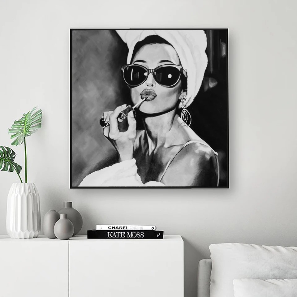 Black and White Photo Art Audrey Hepburn Canvas Painting For Living Room Salon Wall Decor Nordic Posters And Prints Wall Picture
Black and White Photo Art Audrey Hepburn Canvas Painting For Living Room Salon Wall Decor Nordic Posters And Prints Wall Picture