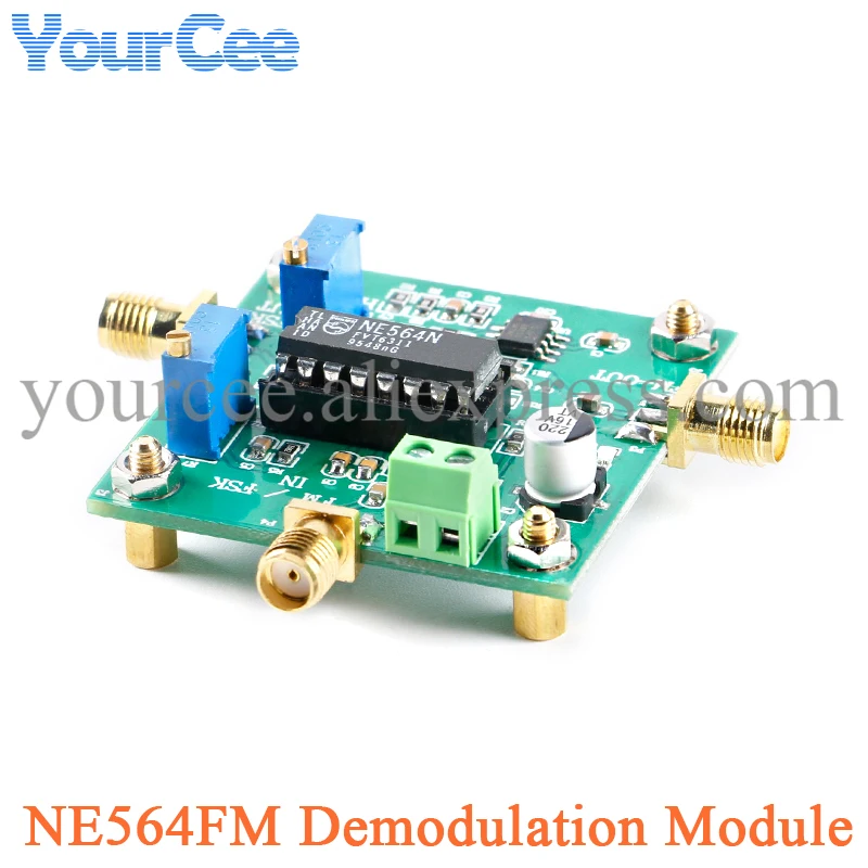 NE564FM Demodulation Module FM/FSK Demodulation Board Signal Processing Receiver Can Demodulate Carrier Frequency 10M-90M
NE564FM Demodulation Module FM/FSK Demodulation Board Signal Processing Receiver Can Demodulate Carrier Frequency 10M-90M