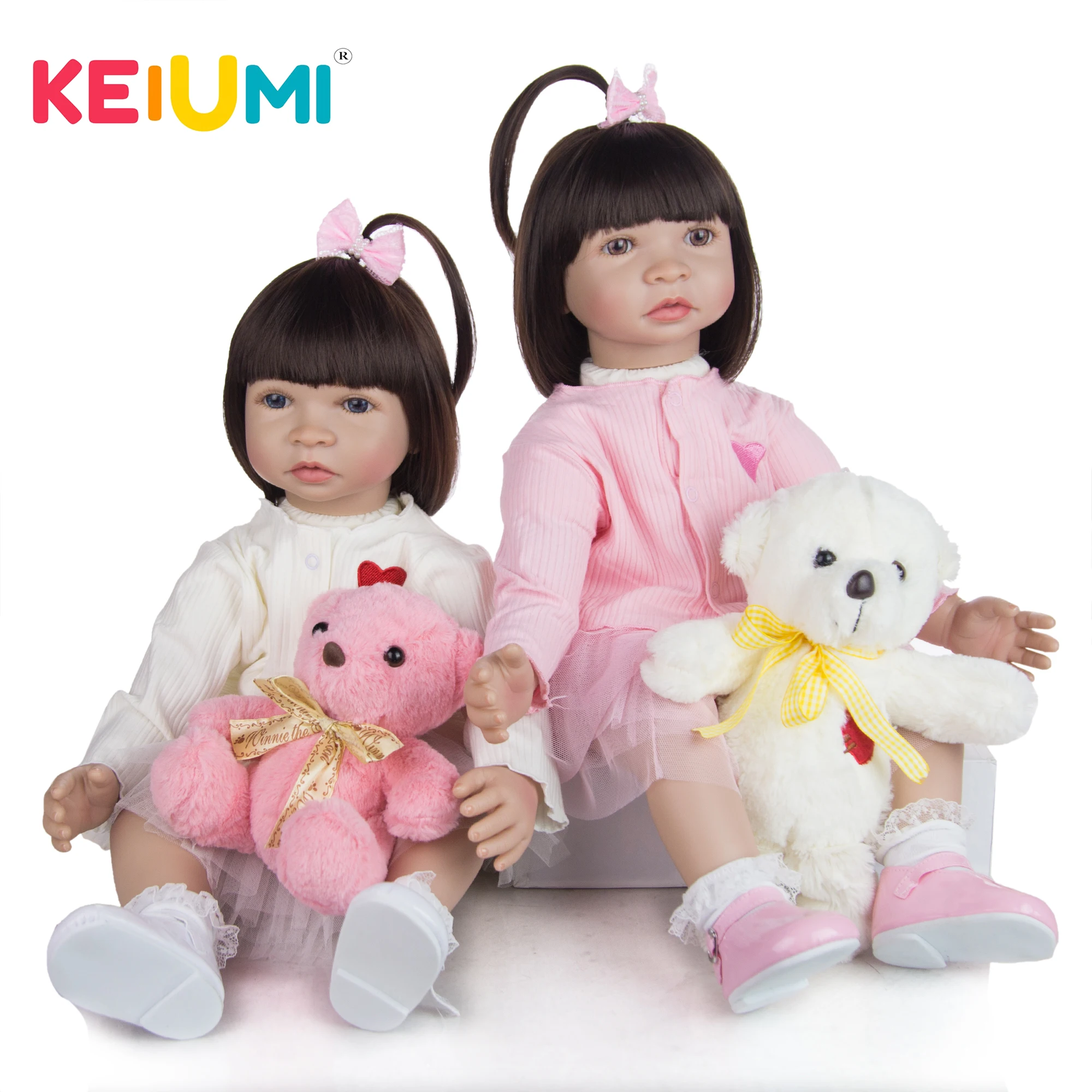 New Arrive KEIUMI Silicone Reborn Baby Dolls 24 Inch 60 CM Truly Princess Reborn Baby Twins Gifts For Kids Children's Day
New Arrive KEIUMI Silicone Reborn Baby Dolls 24 Inch 60 CM Truly Princess Reborn Baby Twins Gifts For Kids Children's Day