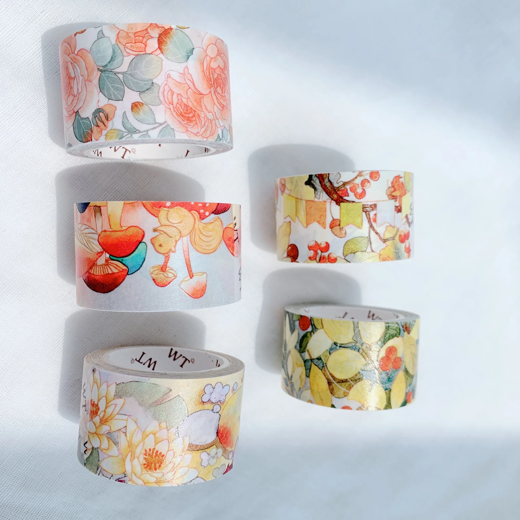 2.5cmx5m Watercolor Special Ink Washi Tape Set Digital Print Spring Flower Fall Fruit Scrapbooking Journal Diary Masking Tape
2.5cmx5m Watercolor Special Ink Washi Tape Set Digital Print Spring Flower Fall Fruit Scrapbooking Journal Diary Masking Tape