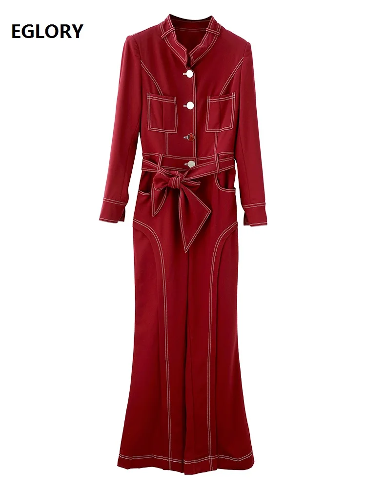 High Quality New Jumpsuits 2021 Spring Autumn Clothing Women Color Block Stitching Chest Pocket Deco Long Sleeve Casual Jumpsuit
High Quality New Jumpsuits 2021 Spring Autumn Clothing Women Color Block Stitching Chest Pocket Deco Long Sleeve Casual Jumpsuit