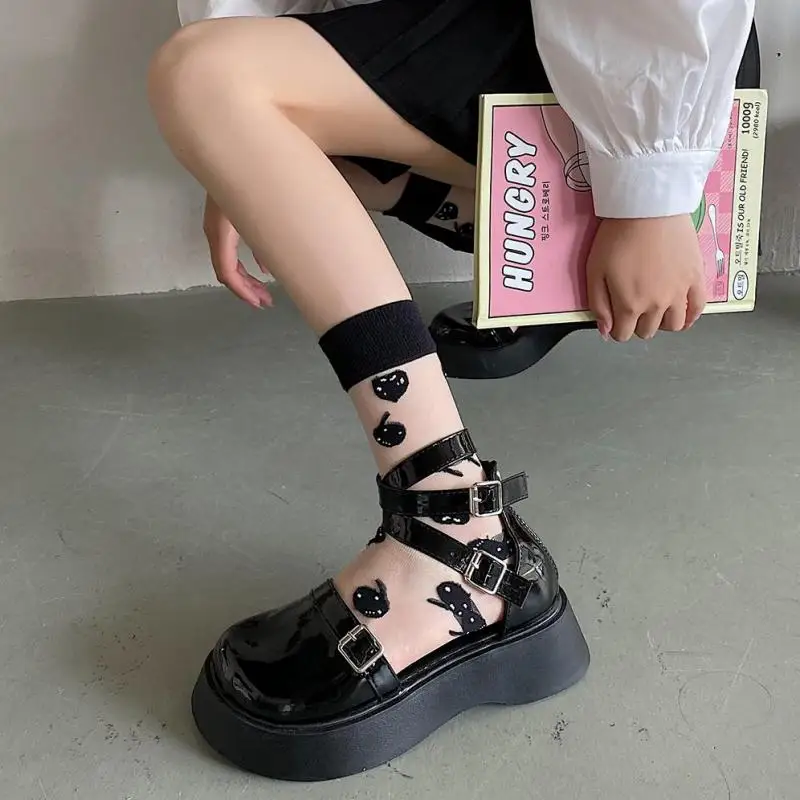 Flats Platform Shoe Woman Mary Janes Roman Shoe Lady Sandals Buckle Strap Leather Flats Cross-strap Single Boat Shoes Sandalias
Flats Platform Shoe Woman Mary Janes Roman Shoe Lady Sandals Buckle Strap Leather Flats Cross-strap Single Boat Shoes Sandalias