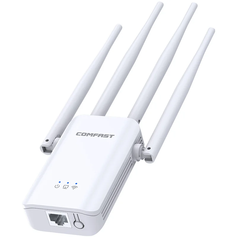 

COMFAST 300Mbps Wireless WiFi Repeater 2.4GHz Wi fi Range Extender RJ45 WAN/LAN Port 4 Antenna Router Signal Booster CF-WR304S
