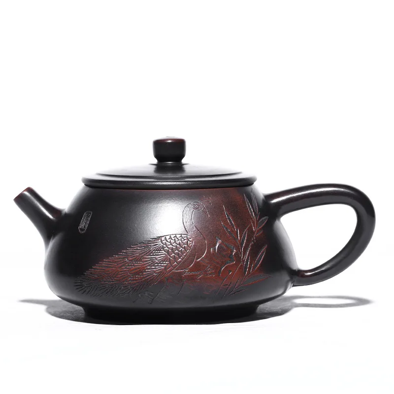 Nixing Pottery And Stone Scoop Pot Zisha Teapot Yixing Handmade Pot Kung-fu Teaware Purple Clay Drinkware For Puer Green Black
Nixing Pottery And Stone Scoop Pot Zisha Teapot Yixing Handmade Pot Kung-fu Teaware Purple Clay Drinkware For Puer Green Black