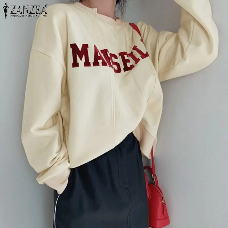 2021 Fashion Harajuku Women Sweatshirts ZANZEA Spring Autumn Embroidery Pullover Casual Solid Loose O-neck Oversize Streetwear
2021 Fashion Harajuku Women Sweatshirts ZANZEA Spring Autumn Embroidery Pullover Casual Solid Loose O-neck Oversize Streetwear