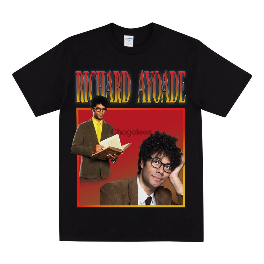 Ричард AYOADE футболка Tribute для мужчин и женщин Мужская унисекс фанатов толпы IT