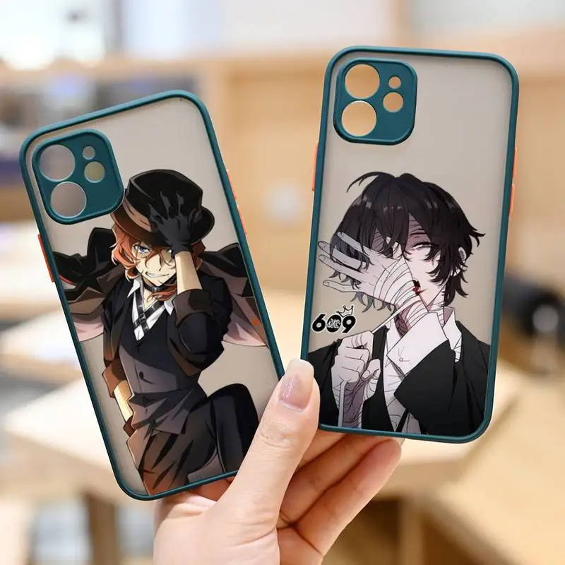 bungou stray dogs Phone Case Black Green Color Matte Transparent For iPhone 12 Mini 11 Pro X XR XS Max 7 8 Plus
bungou stray dogs Phone Case Black Green Color Matte Transparent For iPhone 12 Mini 11 Pro X XR XS Max 7 8 Plus
