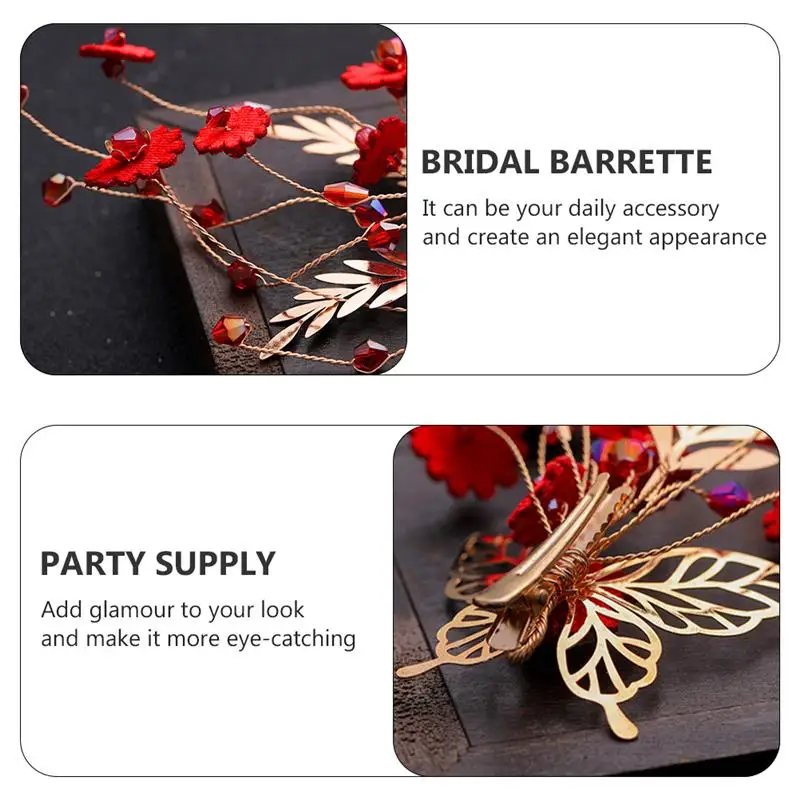 1 pair of Flower Hairpin Bridal Hair Clips Wedding Hair Clips Bridal Barrette for Girl Outdoor 
1 pair of Flower Hairpin Bridal Hair Clips Wedding Hair Clips Bridal Barrette for Girl Outdoor