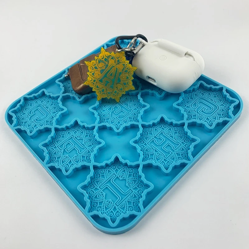 3 Pcs Alphabet Mandala Phone Sticker Decorations Epoxy Resin Mold Keychain Badge Silicone Mould DIY Crafts Jewelry Mold 
3 Pcs Alphabet Mandala Phone Sticker Decorations Epoxy Resin Mold Keychain Badge Silicone Mould DIY Crafts Jewelry Mold