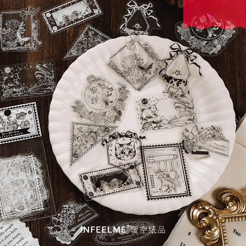 20 шт./упак. элегантная художественная наклейка для домашних животных, индивидуальная Фантастическая стикерная наклейка «сделай сам» для жу... 
20 шт./упак. элегантная художественная наклейка для домашних животных, индивидуальная Фантастическая стикерная наклейка «сделай сам» для жу...