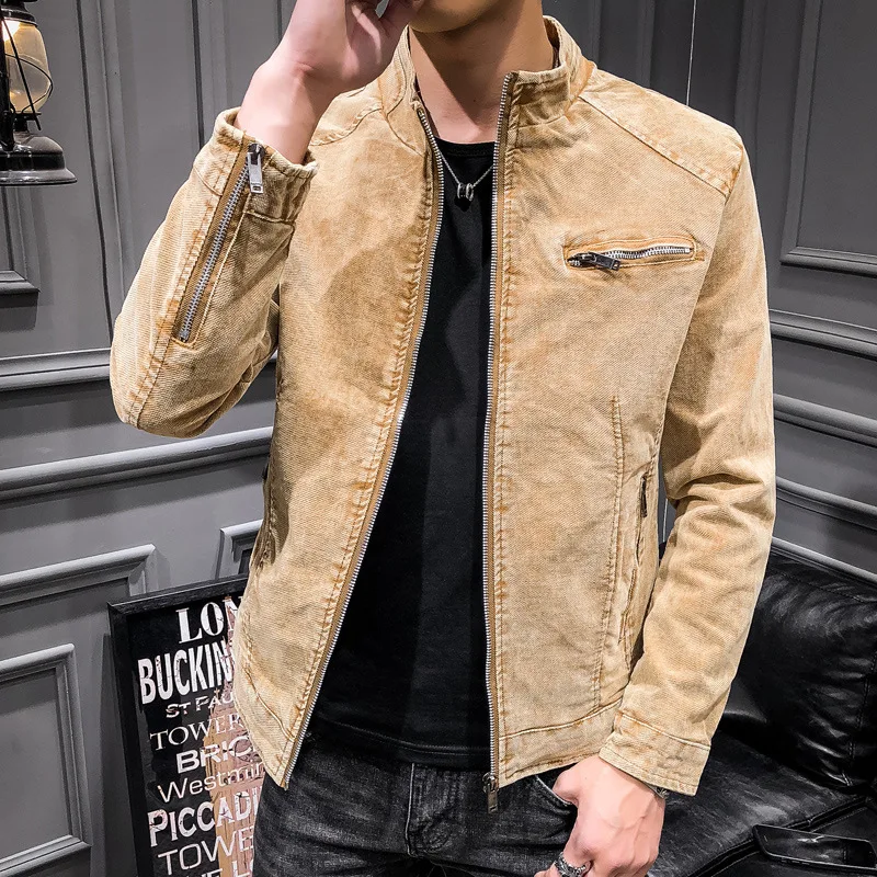 Fashion 2022 Trend Demin Jacket Slim Fits Men Clothing Zipper Up Open Stitch Turn-down Collar Outerwear Male Skinny Denim Jacket
Fashion 2022 Trend Demin Jacket Slim Fits Men Clothing Zipper Up Open Stitch Turn-down Collar Outerwear Male Skinny Denim Jacket