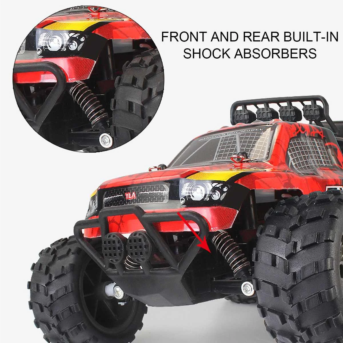 2.4G 2WD 1:18 Remote Control Racing Car 30km/H High Speed RC Truck Electric Monster Off Road Vehicle With 100M Remote Control
2.4G 2WD 1:18 Remote Control Racing Car 30km/H High Speed RC Truck Electric Monster Off Road Vehicle With 100M Remote Control