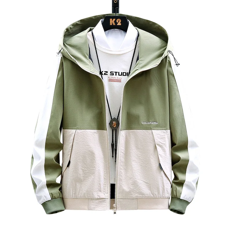 2021 Brand Men Clothing Fall Winter Hooded Jacket Warm Clothes Korean Style Coat Plus Size Long Sleeve Windbreaker Fashion Tops
2021 Brand Men Clothing Fall Winter Hooded Jacket Warm Clothes Korean Style Coat Plus Size Long Sleeve Windbreaker Fashion Tops