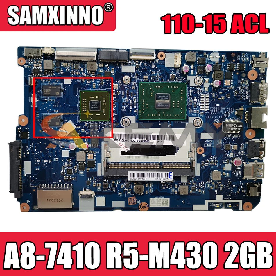 Akemy для Ideapad 110-15 ACL Материнская плата ноутбука NM-A841 Процессор: A8-7410 GPU:R5-M430 2 Гб DDR3 FRU 5B20L46267 5B20L46302 100tes
Akemy для Ideapad 110-15 ACL Материнская плата ноутбука NM-A841 Процессор: A8-7410 GPU:R5-M430 2 Гб DDR3 FRU 5B20L46267 5B20L46302 100tes