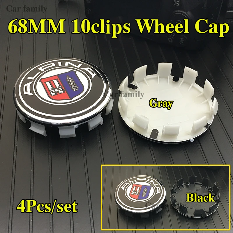 4pcs/set Black Gray 68mm 10Clips Car Wheel Center Hub caps Rims Caps Logo Emblem for E60 E90 F10 F30 F15 E91 E92 E93 F02 E63
4pcs/set Black Gray 68mm 10Clips Car Wheel Center Hub caps Rims Caps Logo Emblem for E60 E90 F10 F30 F15 E91 E92 E93 F02 E63
