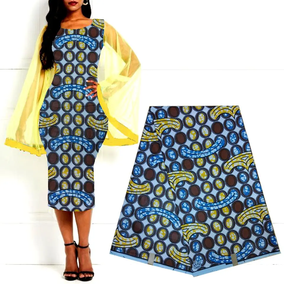 Latest African Clothing Wax fabric 6 yards/Ankara fabric/high quality African fabric,great for dresses,skirts,crafts LBL-177
Latest African Clothing Wax fabric 6 yards/Ankara fabric/high quality African fabric,great for dresses,skirts,crafts LBL-177