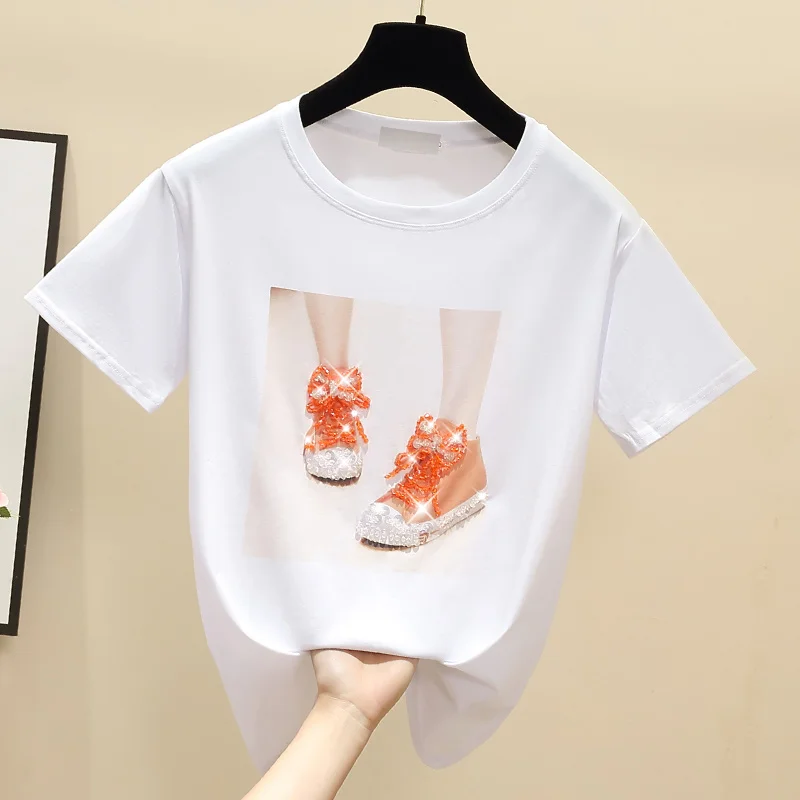 Women's Embroidery Shirt Women's Fashionable Shirt Harajuku Style with a Goatee Short Sleeve Loose Casual 2xl Summer
Women's Embroidery Shirt Women's Fashionable Shirt Harajuku Style with a Goatee Short Sleeve Loose Casual 2xl Summer