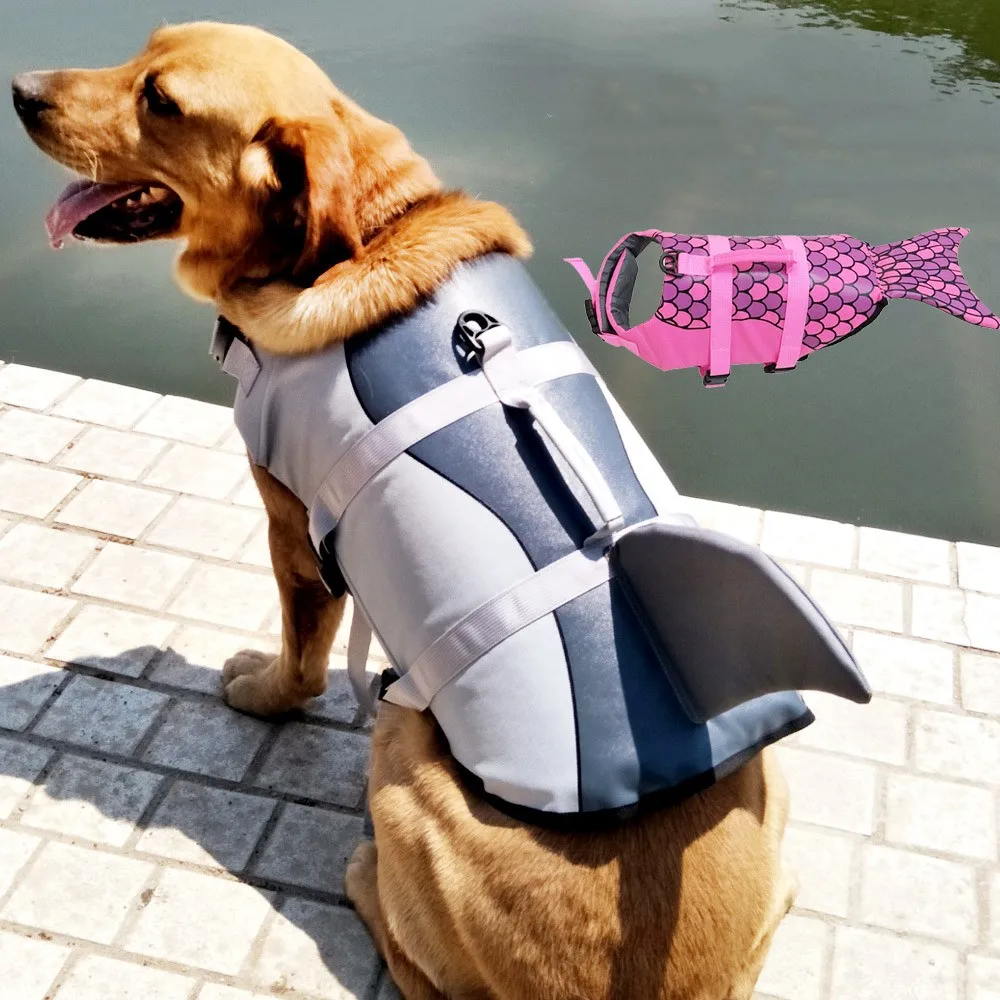 Pet Life Vest Shark Mermaid Swimsuit Dog Swimmming Suit Solid 2020 Summer Fashion Swimwear Clothes for Small Medium Dogs
Pet Life Vest Shark Mermaid Swimsuit Dog Swimmming Suit Solid 2020 Summer Fashion Swimwear Clothes for Small Medium Dogs
