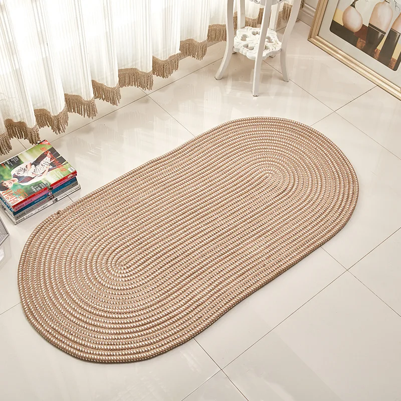 CUSTOM SIZE Round Brown Hand-knotted Rug Home Rugs Nordic Woven Floor Mats Geometric Designed Living Room Tatami Carpet
CUSTOM SIZE Round Brown Hand-knotted Rug Home Rugs Nordic Woven Floor Mats Geometric Designed Living Room Tatami Carpet