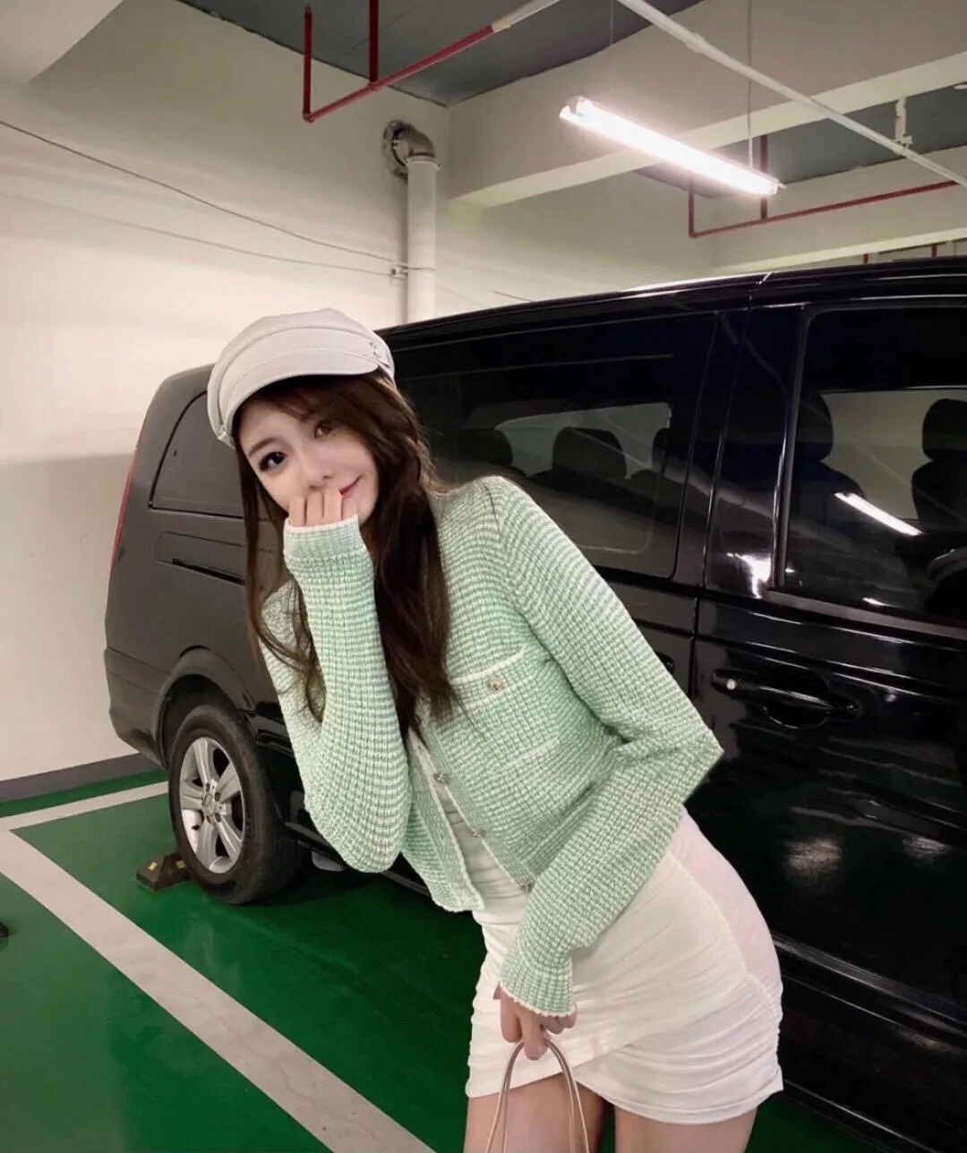 women sexy round Neck short knit cardigan open sweater pink coat green coat patchwork Trendy Brand Luxury Design C1 
women sexy round Neck short knit cardigan open sweater pink coat green coat patchwork Trendy Brand Luxury Design C1