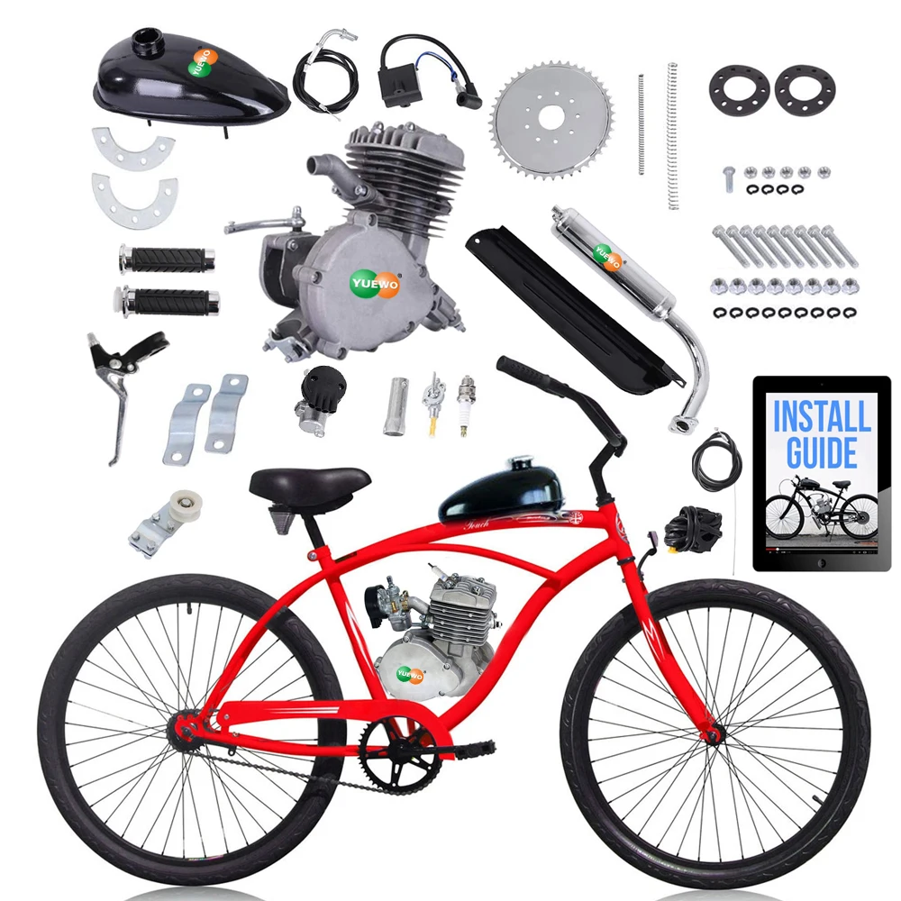 Black Engine Tank 2 Stroke 80cc Ebike Conversion Kit DIY Petrol Gas Engine Bicycle Motor Kit
Black Engine Tank 2 Stroke 80cc Ebike Conversion Kit DIY Petrol Gas Engine Bicycle Motor Kit