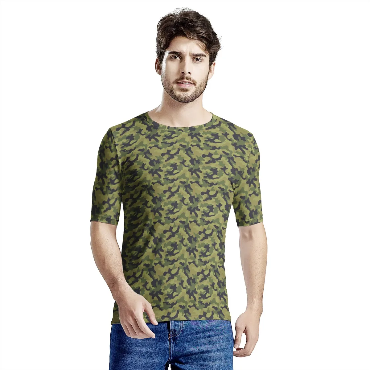 New Arrive Fashion Custom Design Camouflage Camo 3D Print Men's All Over Print T-shirts Customer Drop Shipping Wholesalers
New Arrive Fashion Custom Design Camouflage Camo 3D Print Men's All Over Print T-shirts Customer Drop Shipping Wholesalers