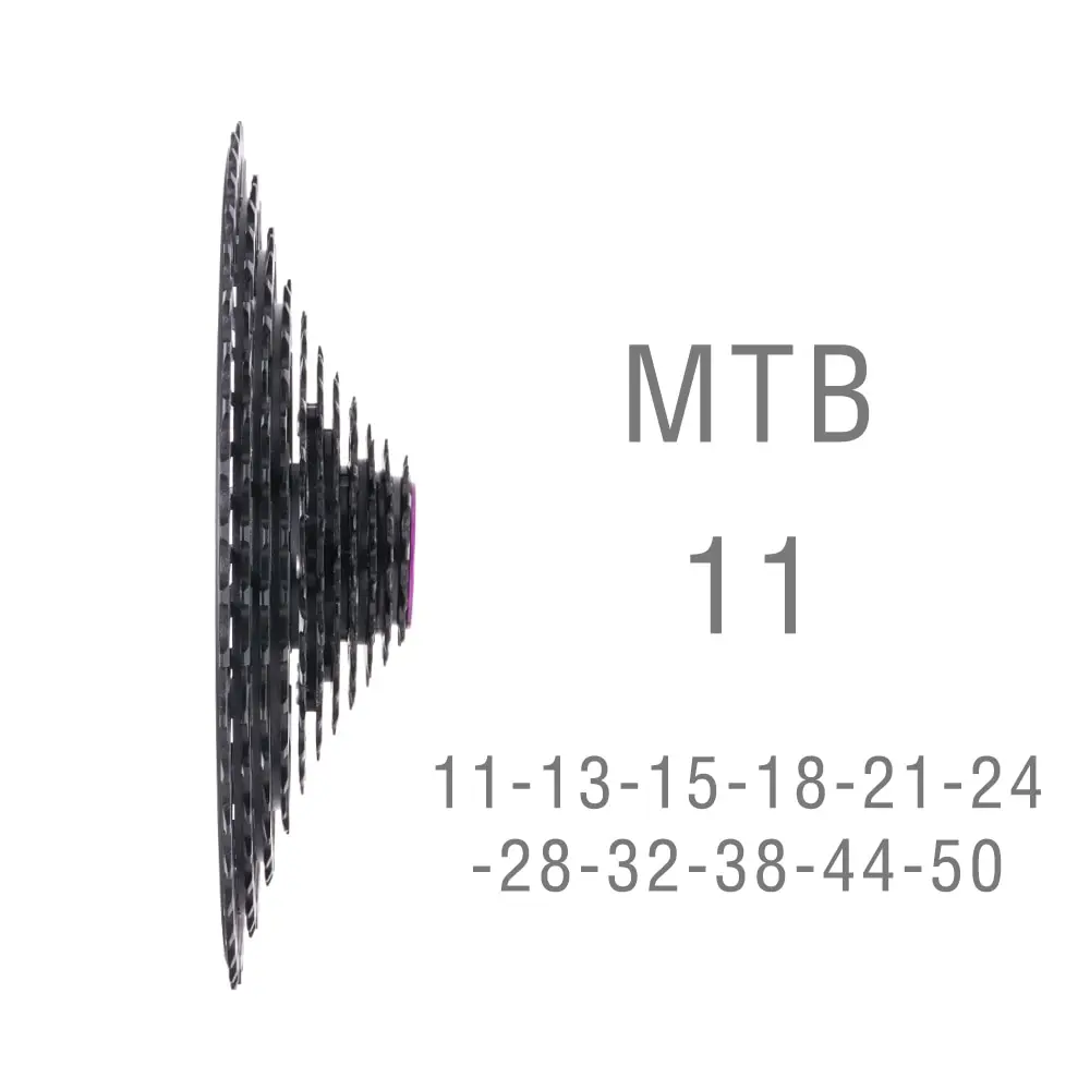 MTB 10/11 Speed Cassette 11-50T Wide Ratio Ultra Light 350g/361g CNC Freewheel Mountain Bike Bicycle Parts
MTB 10/11 Speed Cassette 11-50T Wide Ratio Ultra Light 350g/361g CNC Freewheel Mountain Bike Bicycle Parts