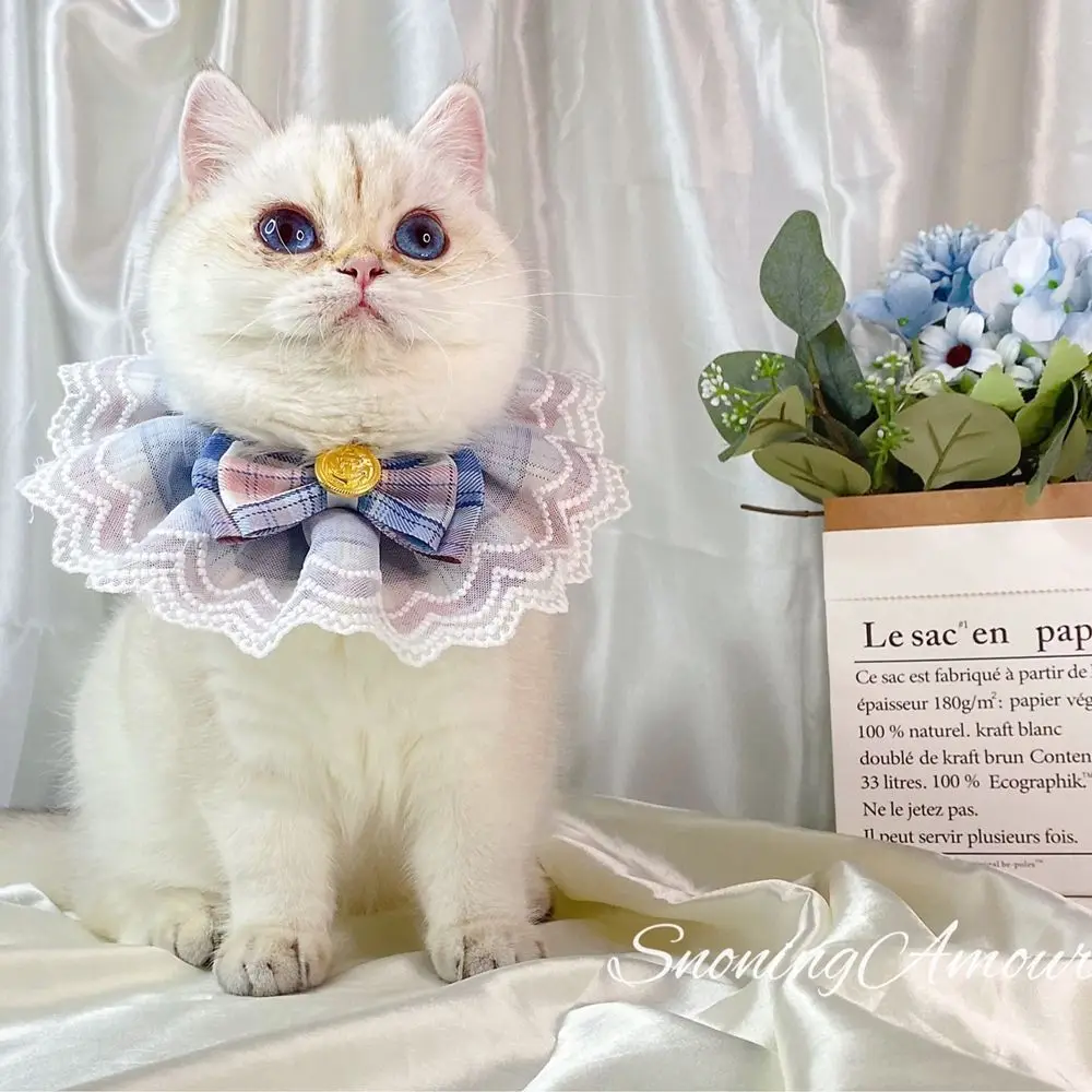 Fashion Noble Original Design Organza Cotton Gauze Cat Neckerchief Pet Bibs Pet Bowtie Cat Accessories Dog Necklace
Fashion Noble Original Design Organza Cotton Gauze Cat Neckerchief Pet Bibs Pet Bowtie Cat Accessories Dog Necklace