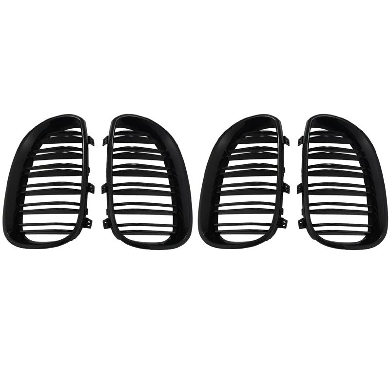 2X Gloss Black Car Front Kidney Grille Grill For BMW 5 Series E60 E61 M5 520I 535I 550I 2003-2010 Sedan
2X Gloss Black Car Front Kidney Grille Grill For BMW 5 Series E60 E61 M5 520I 535I 550I 2003-2010 Sedan