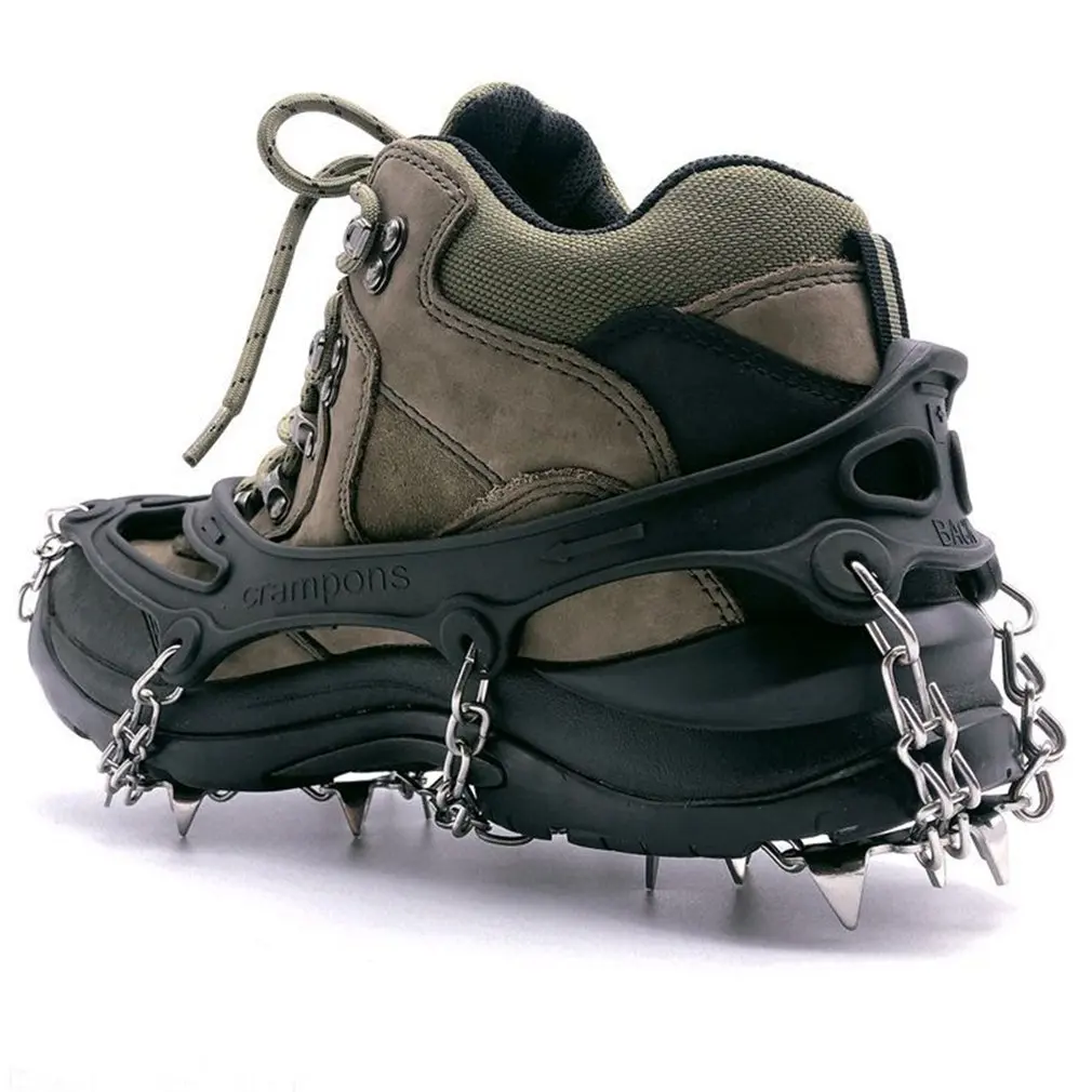 Stainless Steel 19 Teeth Universal Anti Slip Ice Snow Shoe Crampons Boot Grips Traction Cleats Spikes Crampons
Stainless Steel 19 Teeth Universal Anti Slip Ice Snow Shoe Crampons Boot Grips Traction Cleats Spikes Crampons