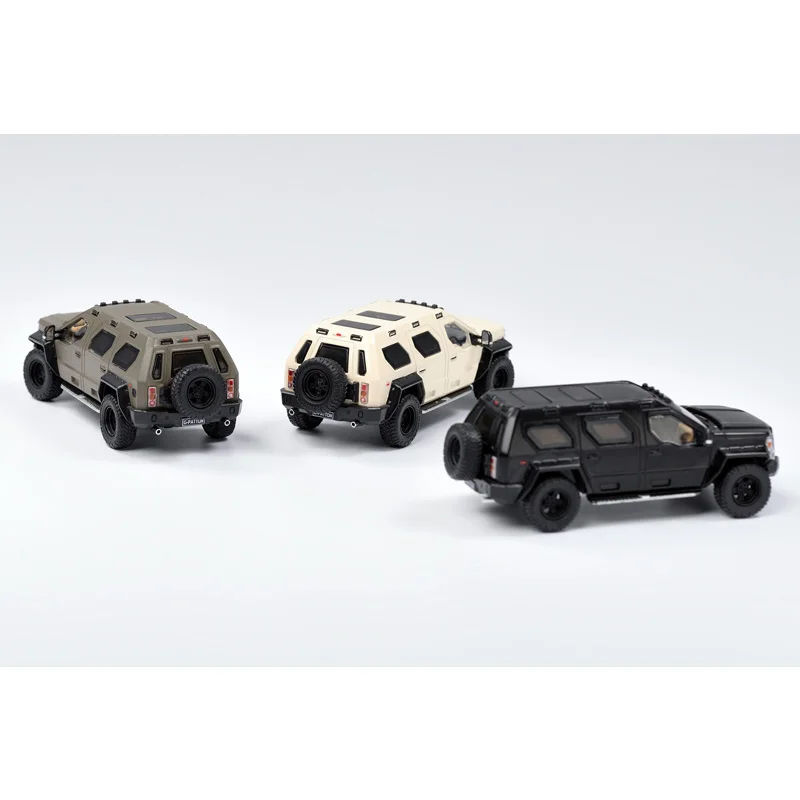 GCD 1:64G Patton гражданский бронированный автомобиль GX SUV Коллекционная модель