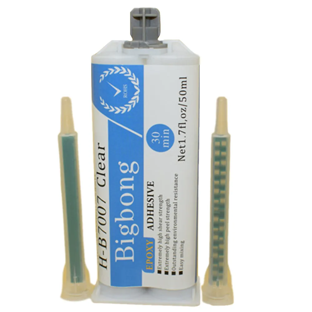 1:1 50ml Epoxy Resin Transparent Two Part Epoxy Glue Adhesive Metal Ceramics Wood Glass Plastic Bonding Curing Time 5-30 Minutes
1:1 50ml Epoxy Resin Transparent Two Part Epoxy Glue Adhesive Metal Ceramics Wood Glass Plastic Bonding Curing Time 5-30 Minutes
