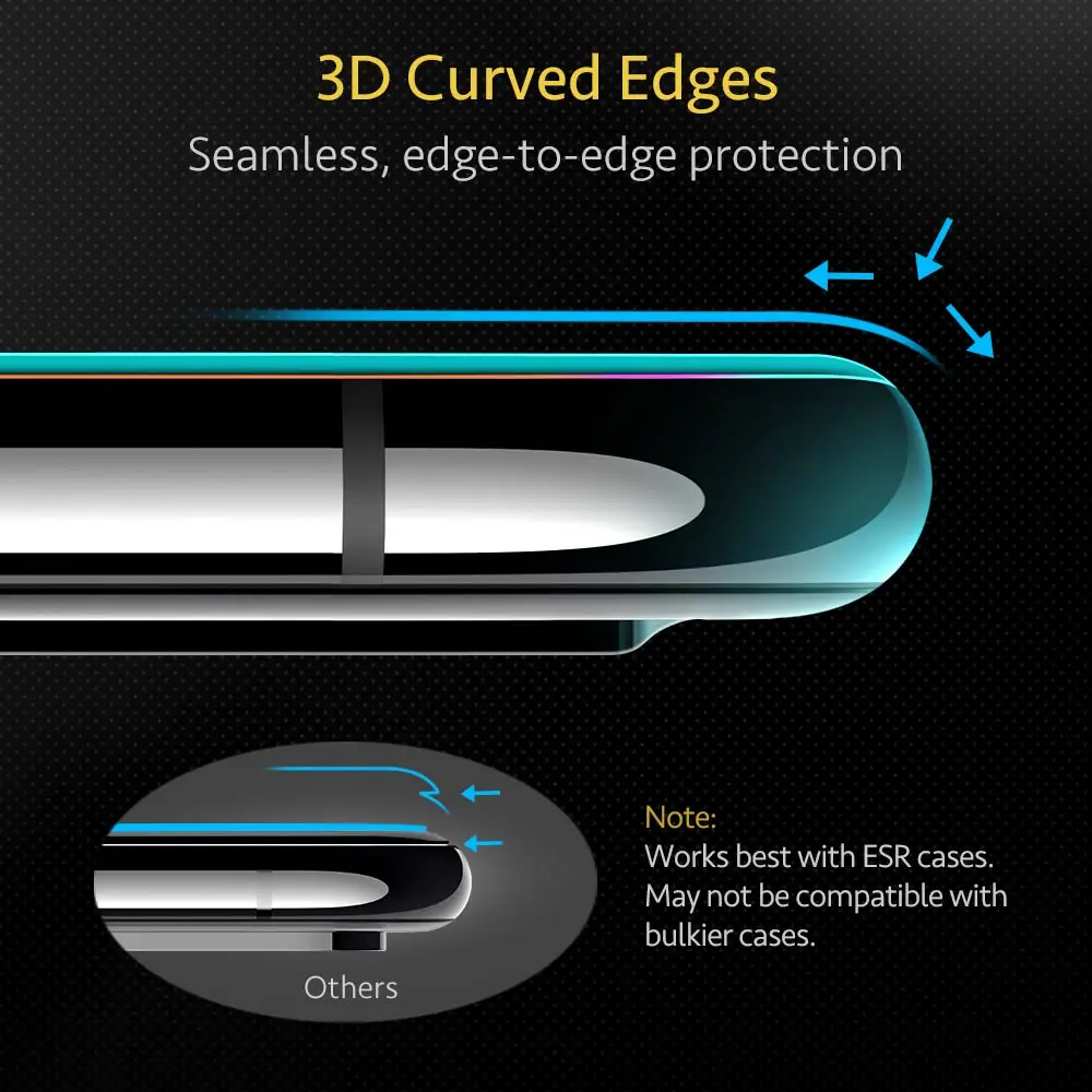 ESR Tempered Glass For iPhone 11 Pro Max/X/XS Max 8 7 Full Screen Protector HD Anti Blue-ray Glass Anti-Glare For iPhone SE 2020
ESR Tempered Glass For iPhone 11 Pro Max/X/XS Max 8 7 Full Screen Protector HD Anti Blue-ray Glass Anti-Glare For iPhone SE 2020