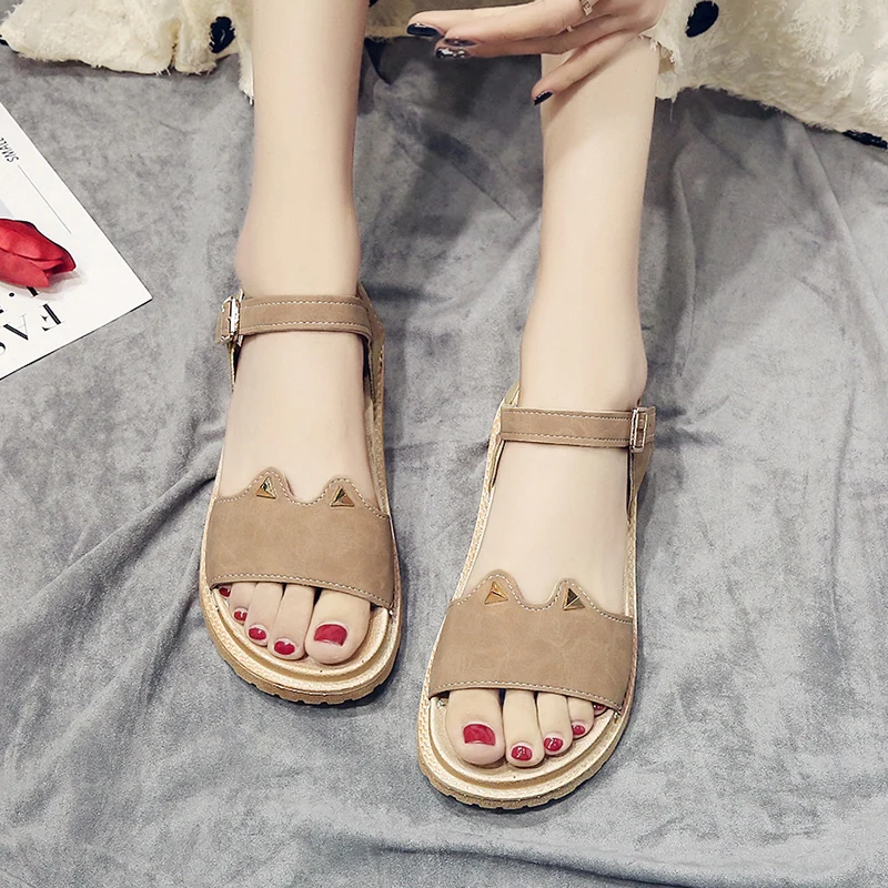 Spring Shoes All-Match Flat Sandals 2021 Summer Clogs Wedge Suit Female Beige Women's Heels Med Without Fashion Retro New Platfo
Spring Shoes All-Match Flat Sandals 2021 Summer Clogs Wedge Suit Female Beige Women's Heels Med Without Fashion Retro New Platfo