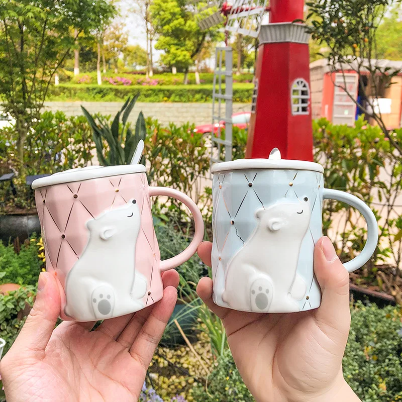 Cartoon Embossed Bear Mug With Lid Large Capacity Animal Mugs Creative Drinkware Office Coffee Tea Cups Novelty Gifts Milk Cup
Cartoon Embossed Bear Mug With Lid Large Capacity Animal Mugs Creative Drinkware Office Coffee Tea Cups Novelty Gifts Milk Cup
