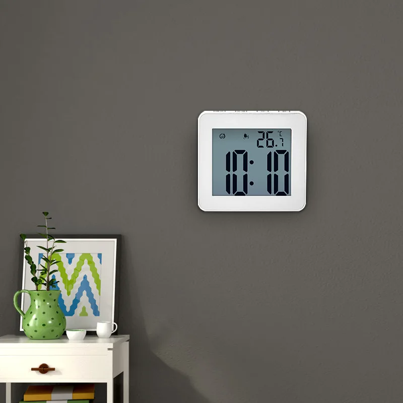 Waterproof Wall Clock Timer Simple LCD Bathroom Clock Kitchen Electronic Alarm Clock L1
Waterproof Wall Clock Timer Simple LCD Bathroom Clock Kitchen Electronic Alarm Clock L1
