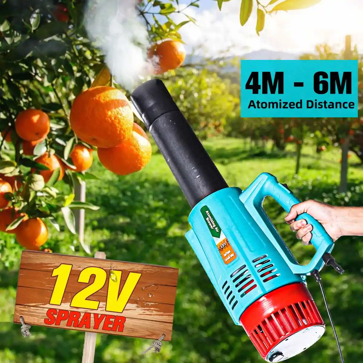 12V Portable Electric Mist Sprayer Atomizing High Pressure Disinfection Compressed Air Spray Garden Watering Irrigation Sprayer
12V Portable Electric Mist Sprayer Atomizing High Pressure Disinfection Compressed Air Spray Garden Watering Irrigation Sprayer
