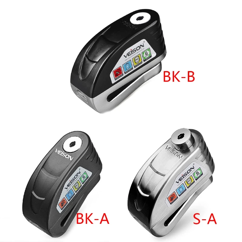 DX19 Upgraded Alarm Motorcycle Disc Lock Waterproof Lock Bicycle Bike Disc Lock Q39F
DX19 Upgraded Alarm Motorcycle Disc Lock Waterproof Lock Bicycle Bike Disc Lock Q39F