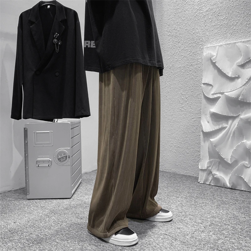 Брюки мужские прямые с широкими штанинами, повседневные свободные штаны для уборки, большие размеры, весна-осень
Брюки мужские прямые с широкими штанинами, повседневные свободные штаны для уборки, большие размеры, весна-осень