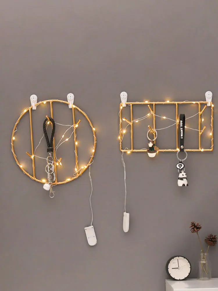 Light luxury ins wind wall wall wall hanging wall decoration porch key rack creative room wall hook 
Light luxury ins wind wall wall wall hanging wall decoration porch key rack creative room wall hook