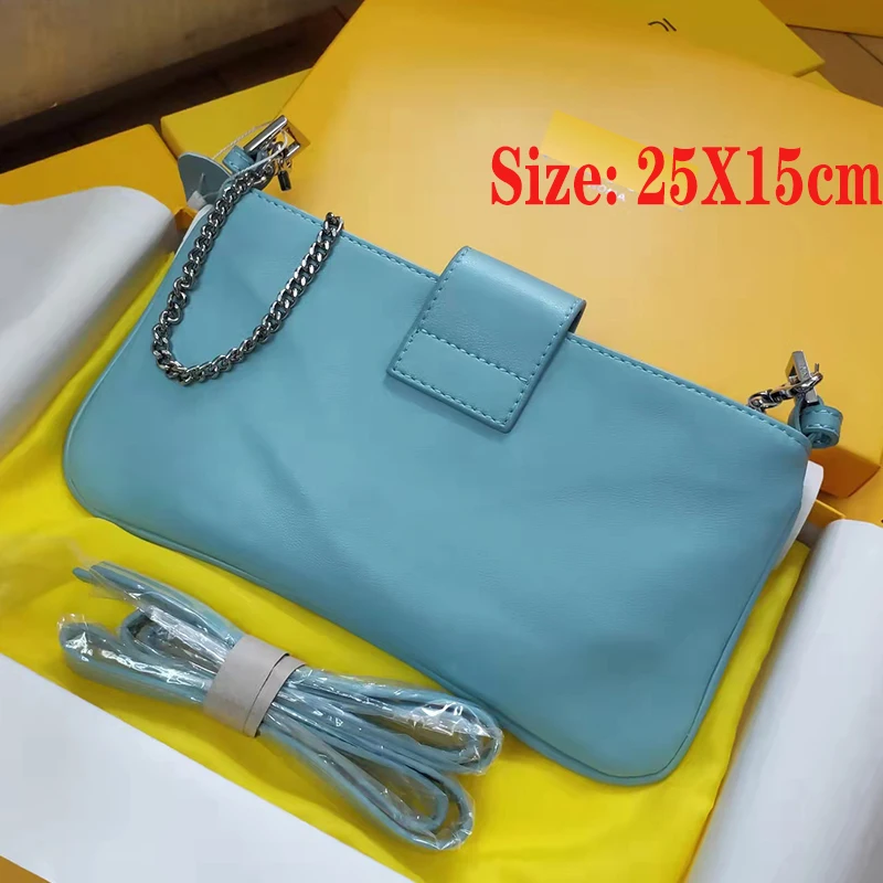 Women's Bag 2021 Latest Fashion Leather Shoulder Strap + Chain Leather Super Soft Leather Business Casual Banquet Clutch Shoulde
Women's Bag 2021 Latest Fashion Leather Shoulder Strap + Chain Leather Super Soft Leather Business Casual Banquet Clutch Shoulde