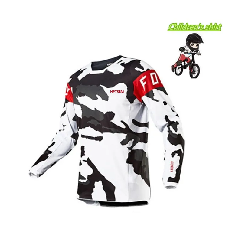 

Camiseta de carreras todoterreno para niños, camiseta AM RF para ciclismo, Jersey para motocicleta, Motocross, MTB, DH, MX