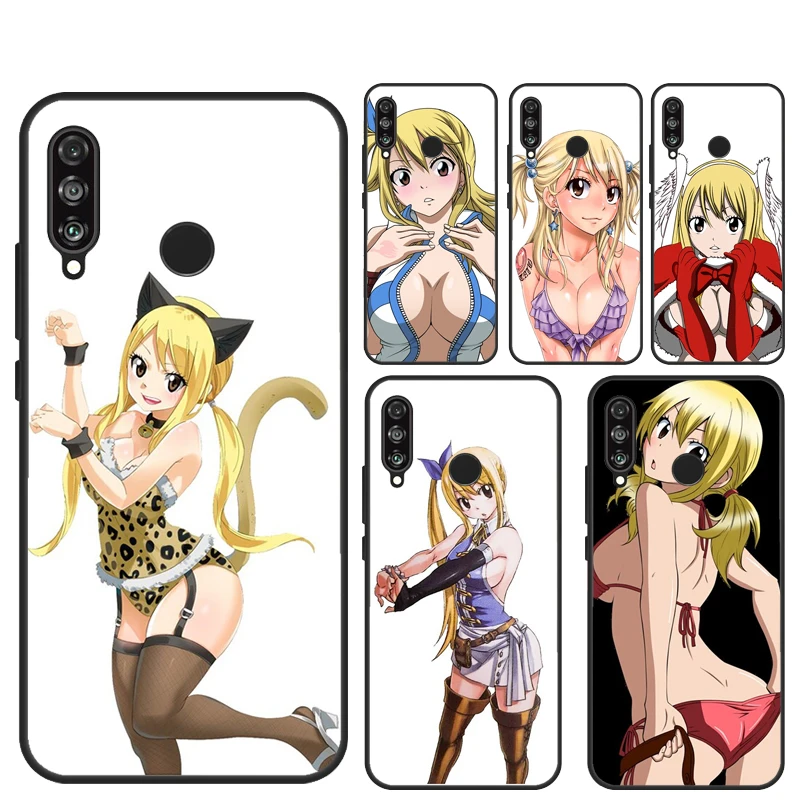 Пикантные Люси Fairy Tail чехол для Huawei P30 Pro P40 P20 Mate 20 Lite телефона P Smart Z 2019 2021|Бамперы| |